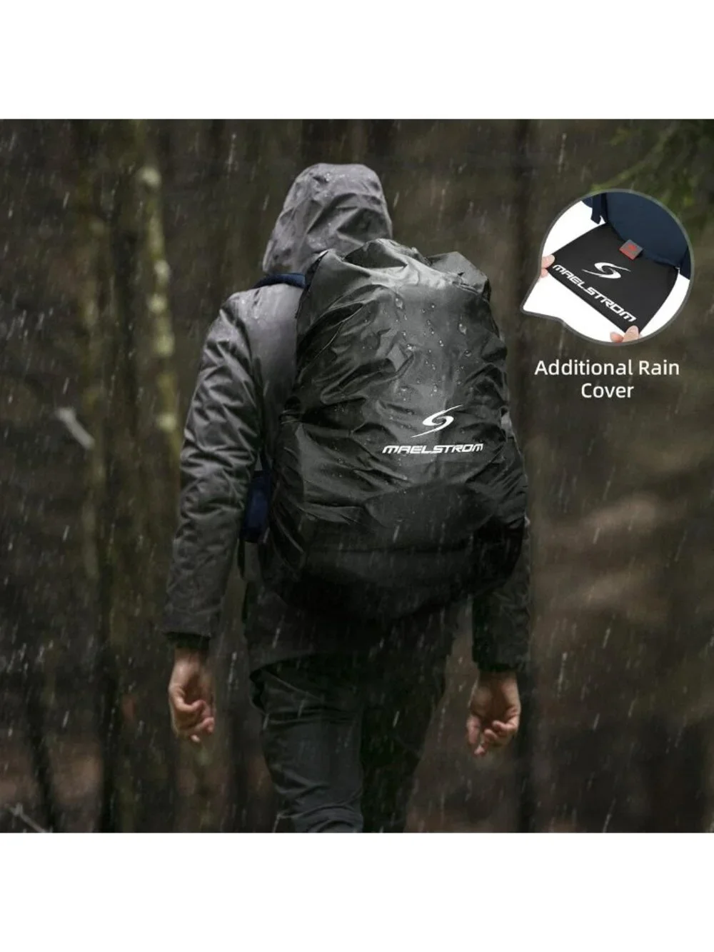 40L Waterproof Hiking Backpack | Lightweight Travel Daypack with Rain Cover